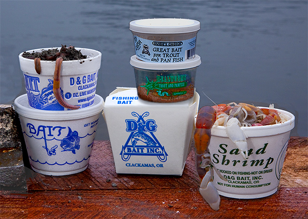 Packaged Live Fishing Bait